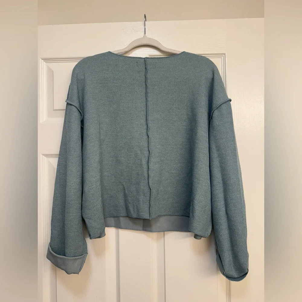 Urban Outfitters Notched-Neck Pullover Sweater - Picture 10 of 14